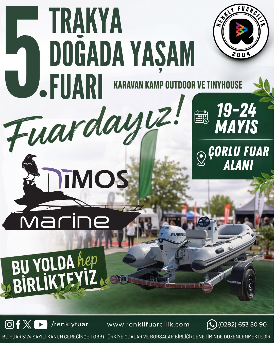 5. Trakya Doğada Yaşam Fuarı'nda Timos Caravan & Timos Marine Standlarıyla Sizlerleyiz! - Timos Marine