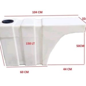 KARAVAN TEMİZ SU DEPOSU TEKER ÜSTÜ 150 LT