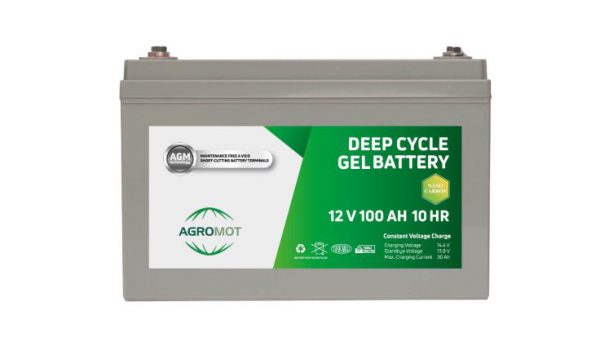 AGROMOT DEEP CYCLE JEL AKÜ 100A – 12V