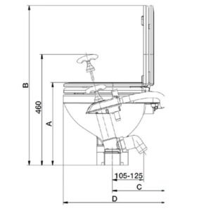 Matromarine Manuel Tuvalet Küçük Taş